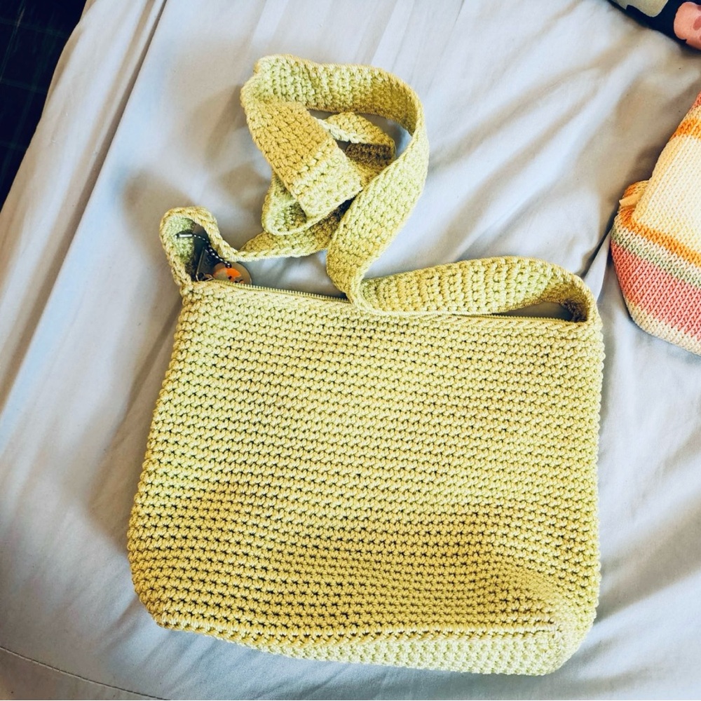 The Sak Spring Green Shoulder Bag